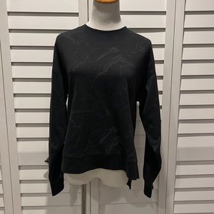 All in Motion NWT French Terry Sweatshirt in Marble Black